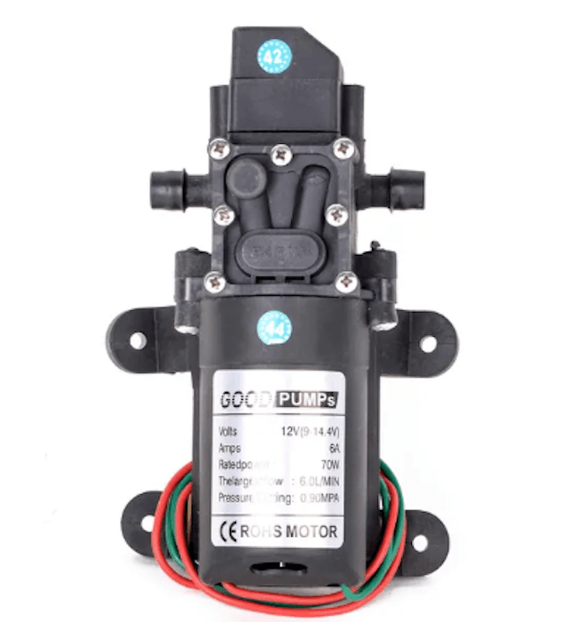 Drinkwaterpomp 12 Volt voor camper of boot